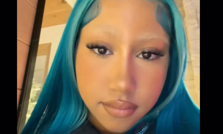 North West Debuts Bleached Eyebrows on TikTok Joint Account With Mom Kim Kardashian