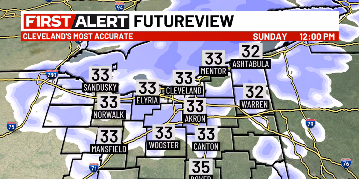 Northeast Ohio weather: Cold sticks around, renewed snow chances this weekend