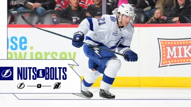 Nuts & Bolts: Lightning continue road trip in Newark