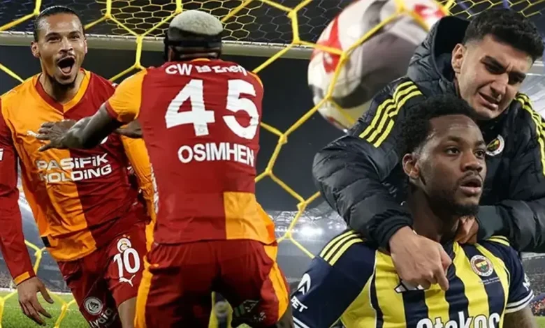 (ÖZET) DERBİDE KAZANAN ÇIKMADI | Fenerbahçe - Galatasaray maç sonucu: 1-1