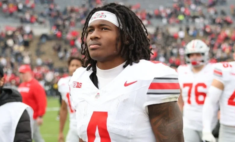 Ohio State star Jeremiah Smith in attendance for Florida high school football state title game
