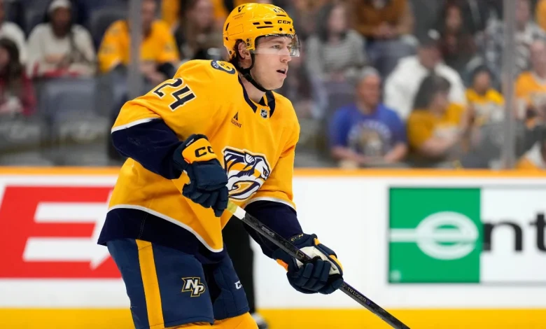 Oilers acquire D Spencer Stastney from Predators for third-round pick