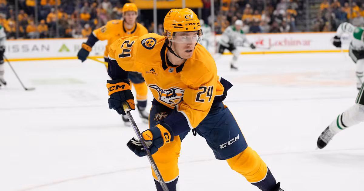 Oilers acquire D Stastney from Predators for draft pick