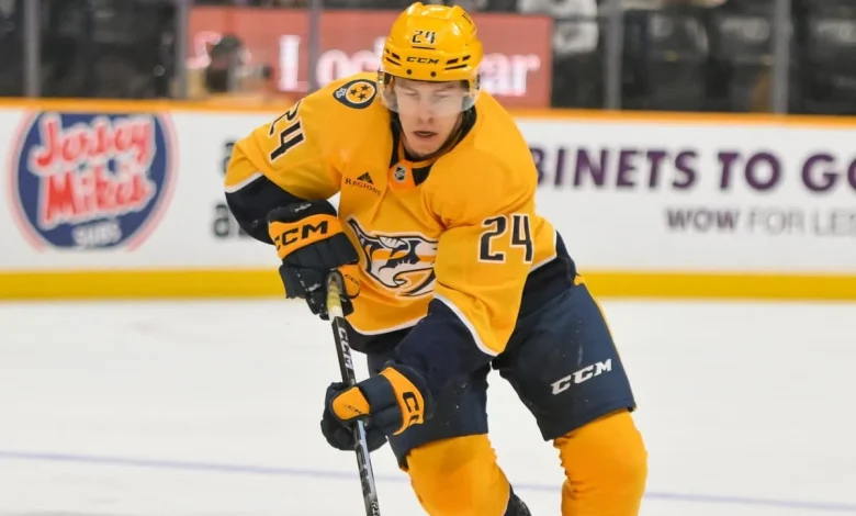 Oilers acquire Spencer Stastney from Predators for 2027 pick