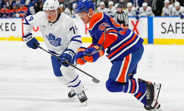 Oilers at Leafs: Pre-game Stats