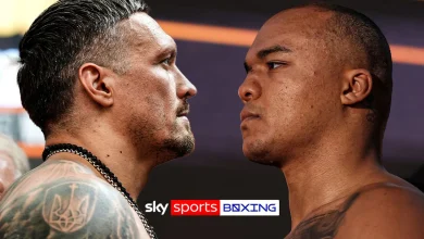 Oleksandr Usyk: Fabio Wardley 'running towards' Ukrainian who is 'running away', says WBO champion's manager