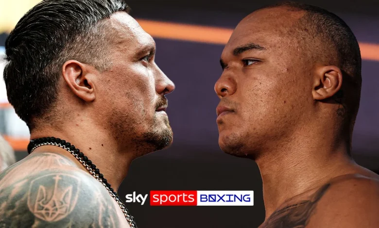 Oleksandr Usyk: Fabio Wardley 'running towards' Ukrainian who is 'running away', says WBO champion's manager