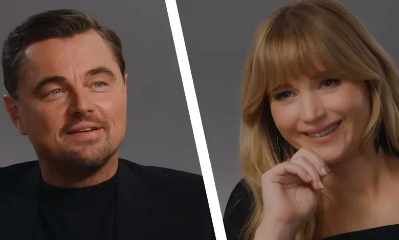 Only Jennifer Lawrence Can Get Leonardo DiCaprio to Laugh Like This