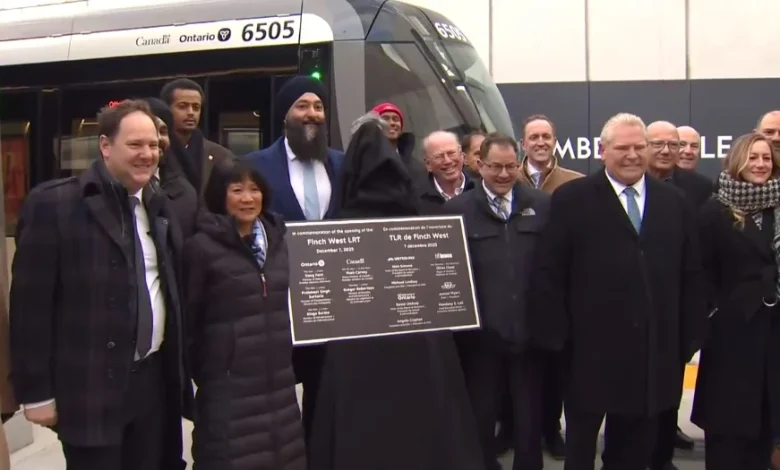Opening day of Finch West LRT to be free for riders: Mayor Chow