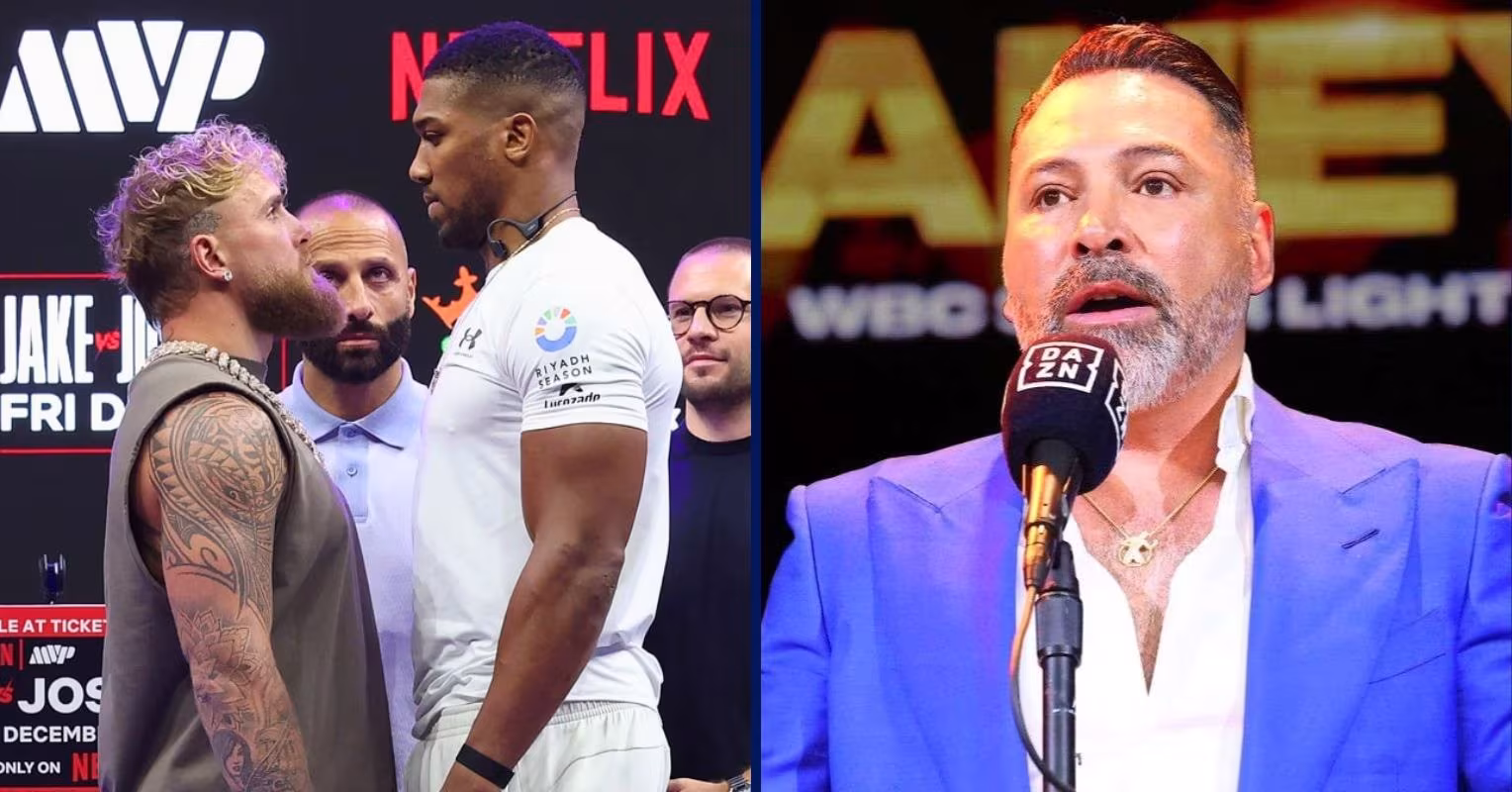 Oscar De La Hoya Drops Bombshell Prediction For Anthony Joshua vs Jake Paul