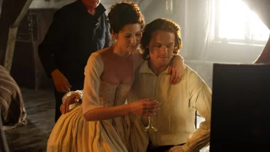Outlander Shares Never-Before-Seen Behind-the-Scenes Photos from Iconic Wedding Episode