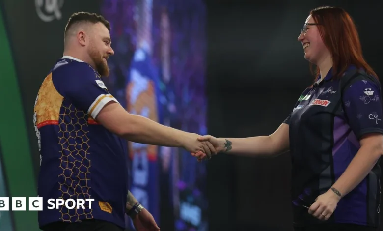 PDC World Darts Championship 2026: Josh Rock beats Gemma Hayter to reach second round
