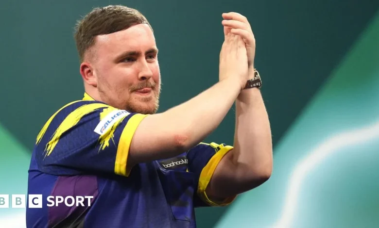 PDC World Darts Championship: Luke Littler beats Darius Labanauskas in first round