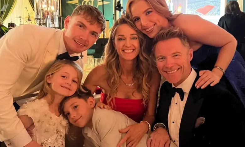 PICS: Keating family glam up for glitzy charity ball with Westlife host