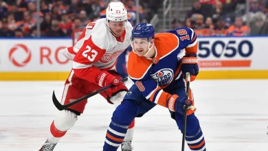 PROJECTED LINEUP: Oilers vs. Red Wings