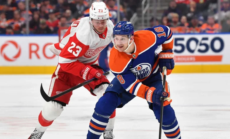 PROJECTED LINEUP: Oilers vs. Red Wings