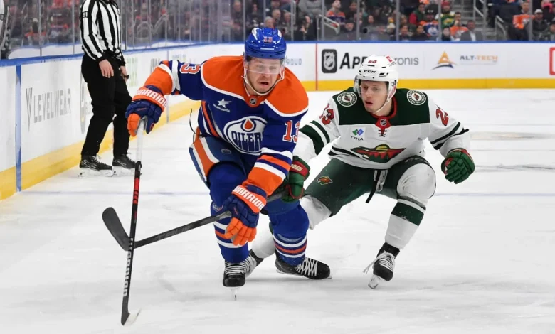 PROJECTED LINEUP: Oilers vs. Wild