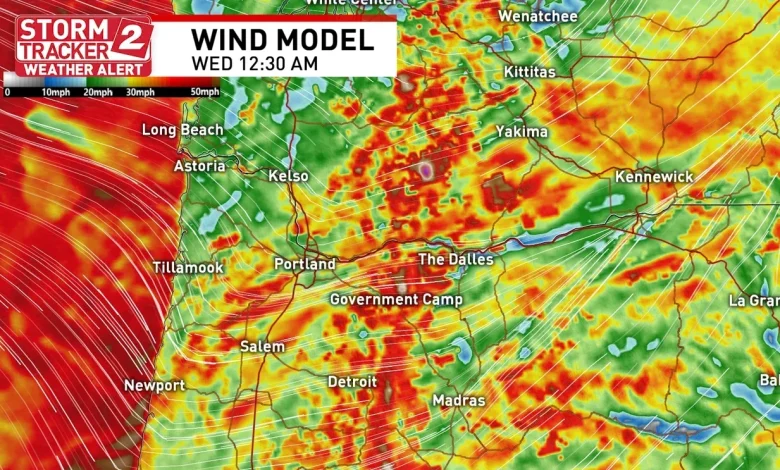 Pacific Northwest braces for storms with possible damaging winds, heavy rainfall