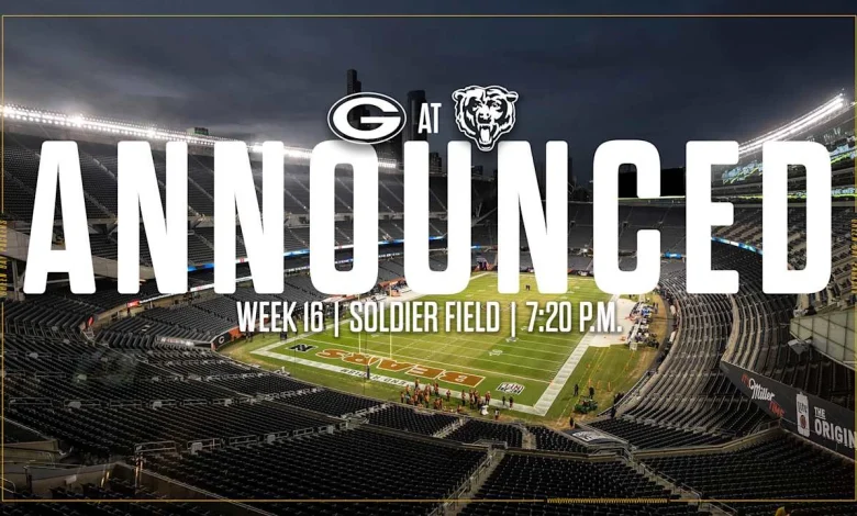 Packers to play Dec. 20 game at Chicago in primetime