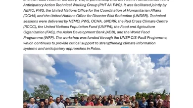 Palau National Anticipatory Action Framework Development Workshop