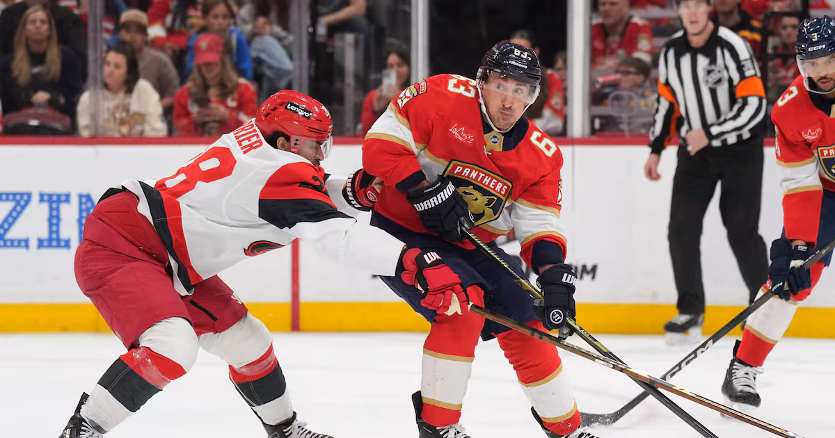Panthers rally from three down to stun Hurricanes in shootout