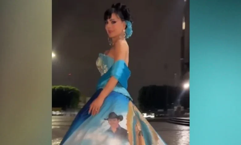 Para cantar a la Virgen de Guadalupe, Maribel Guardia usa vestido con el rostro de su hijo fallecido | VIDEO