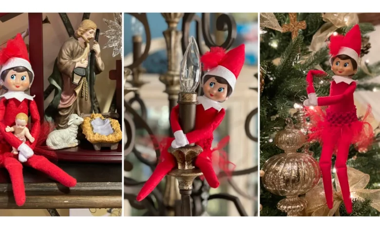 Parents under pressure offer creative tips for moving Santa’s spy Elf on the Shelf