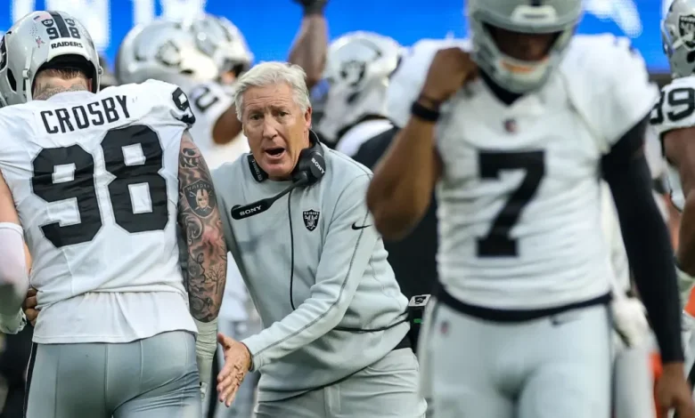Pete Carroll could be one and done as the Las Vegas Raiders head coach
