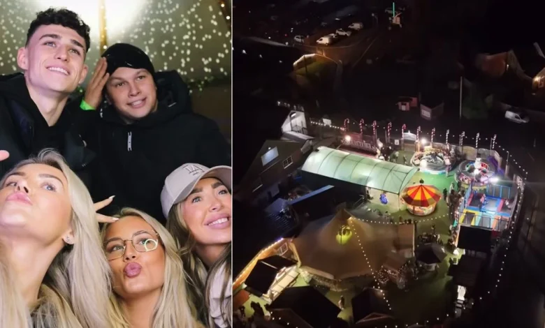 Phil Foden books out entire festive village for 'perfect' Christmas party
