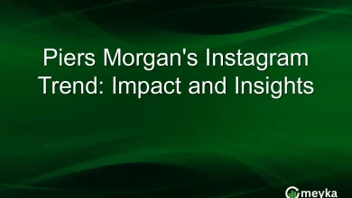 Piers Morgan's Instagram Trend: Impact and Insights