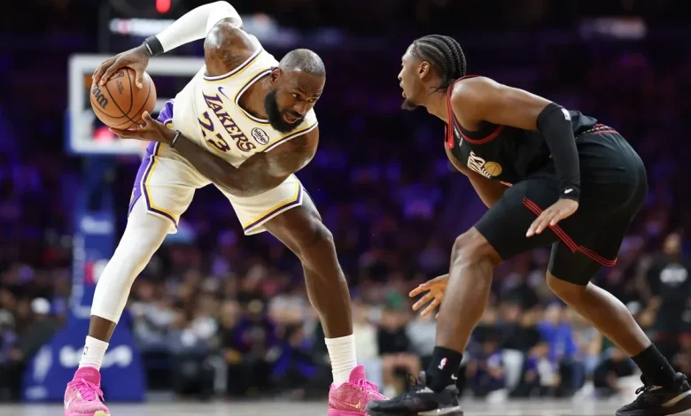 Player grades: Tyrese Maxey, Sixers fall short to LeBron James, Lakers