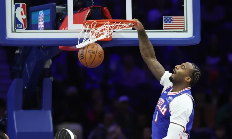 Playing status for Andre Drummond, questionable Sixers vs. Wizards