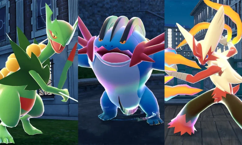 Pokemon Legends: Z-A Is Adding Hoenn Starter Mega Stones As Ranked Rewards