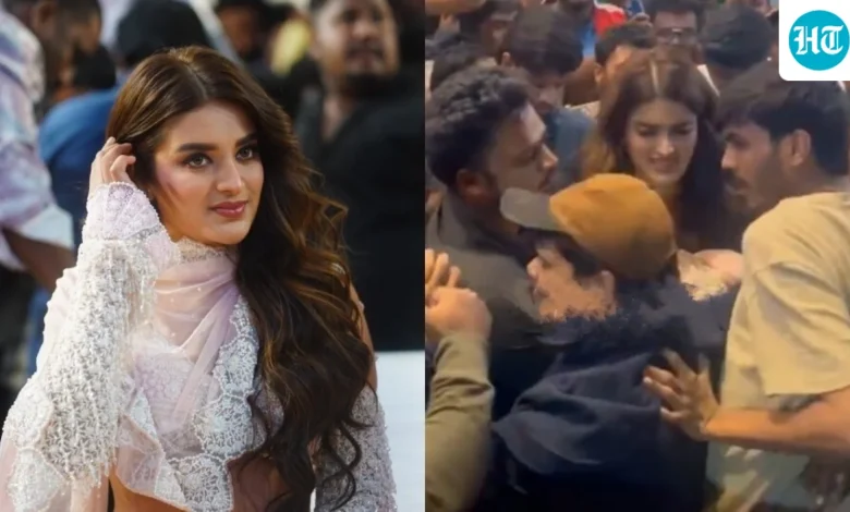 Police case filed against Lulu mall, organisers, after Nidhhi Agerwal pushed and shoved at The Raja Saab event | Hindustan Times