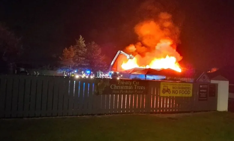 Popular Ayrshire garden centre burns down after being engulfed in huge blaze