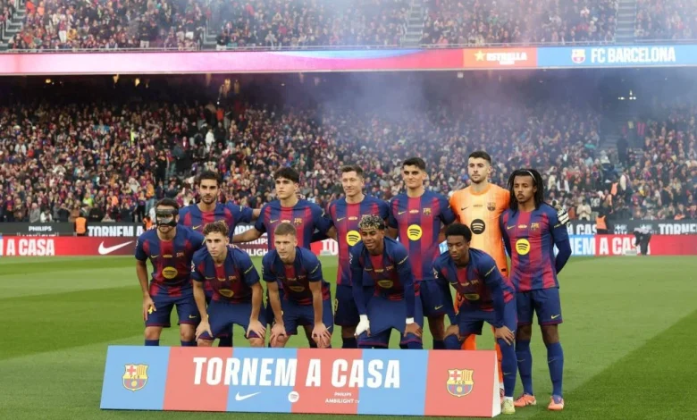 Posiciones de Barcelona previo al partido vs Atlético de Madrid