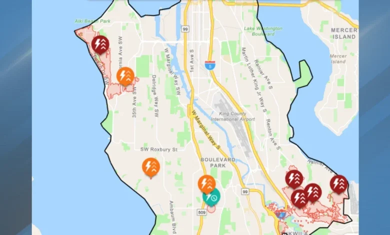 Power fully restored after high winds cause outages in Seattle Friday night