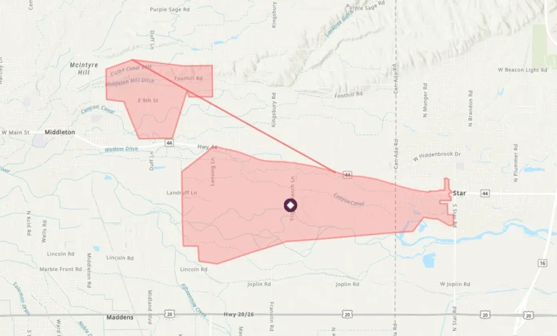 Power outage near Star and Middleton impacts over 1,700 residents