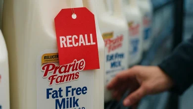 Prairie Farms Milk Recall 2025: Affected Bottles, Health Risk and What to Do