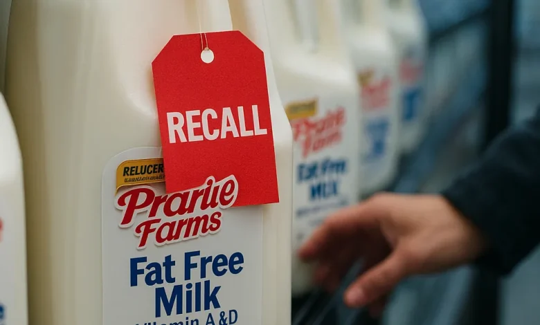 Prairie Farms Milk Recall 2025: Affected Bottles, Health Risk and What to Do