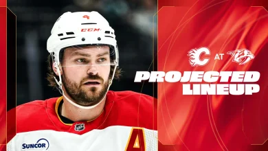 Projected Lineup - Flames @ Predators