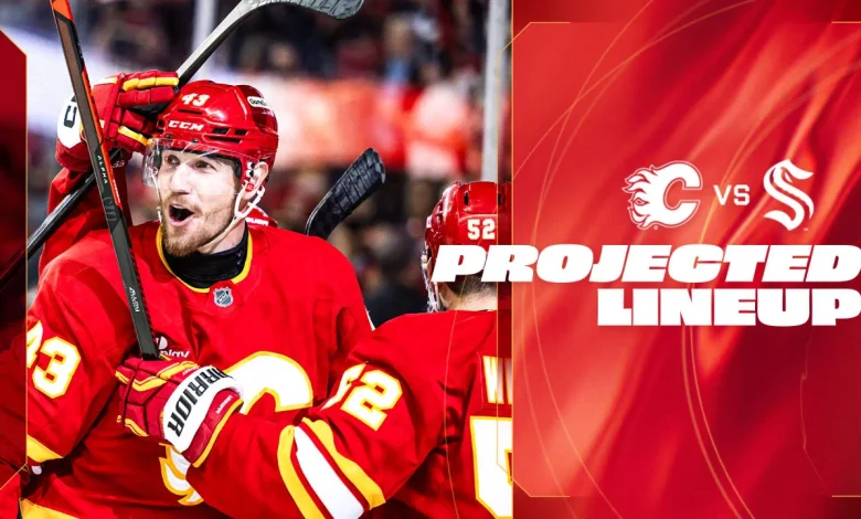 Projected Lineup - Flames vs. Kraken