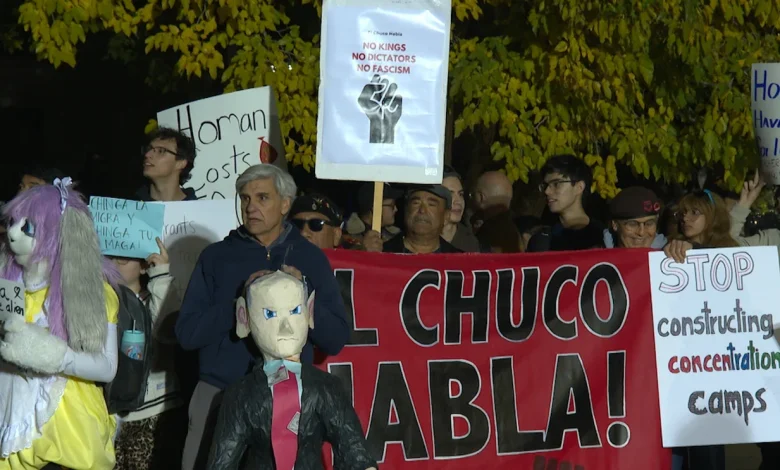 Protesters rally against Tom Homan's visit to UTEP, citing community disrespect