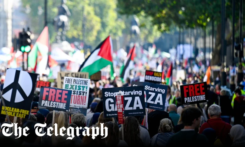 Protesters who chant ‘globalise the intifada’ will be arrested