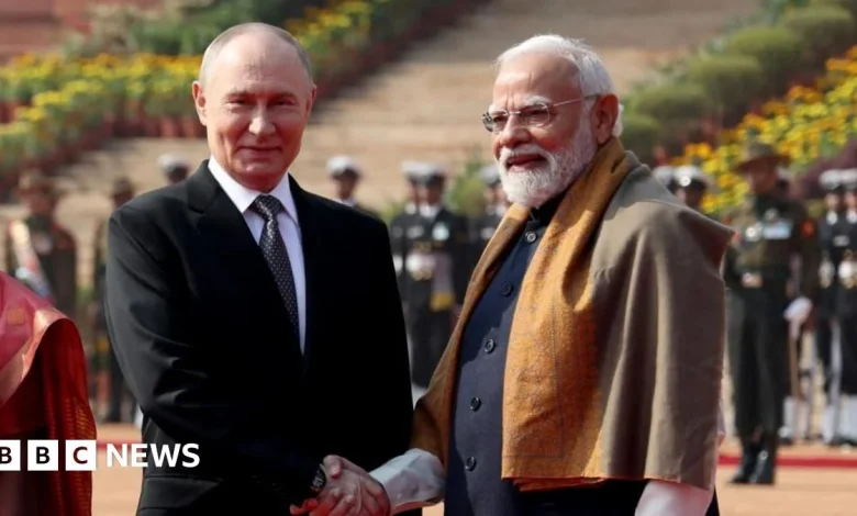 Putin India visit: Russian president in Delhi to meet Prime Minister Narendra Modi - follow live