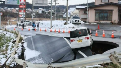 Quake measuring 6.9 causes small tsunami off Japan