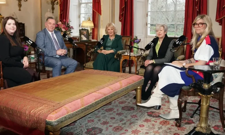 Queen Camilla joins Theresa May for New Year’s Eve radio broadcast with John and Amy Hunt