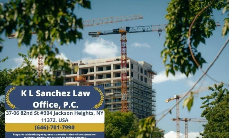 Queens Construction Accident Lawyer Keetick L. Sanchez Discusses Dangers of Falling Object Injuries on Worksites