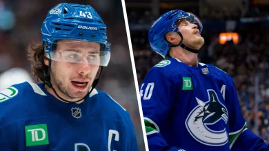Quinn Hughes completely loses it on Elias Pettersson in heated Vancouver Canucks moment caught on video