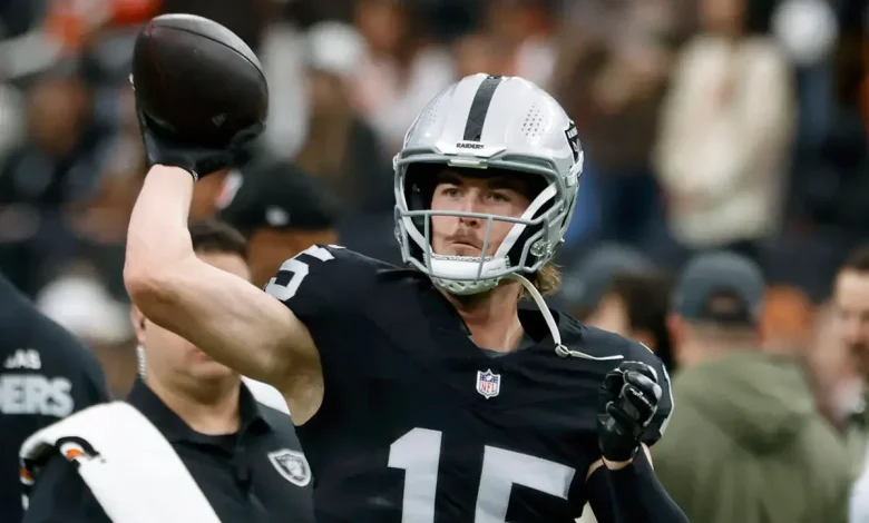 Raiders make decision on backup quarterback for Sunday